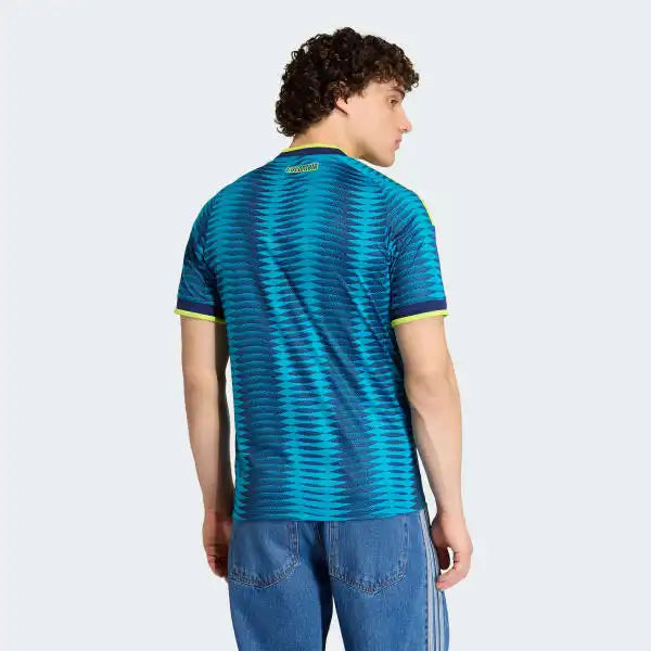 Camiseta Colombia 2026 Versión Jugador Visitante Azul