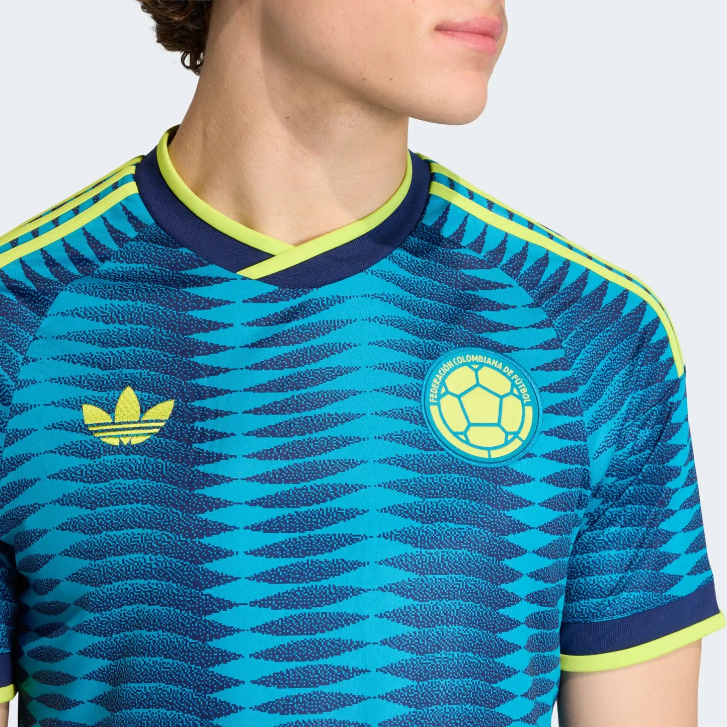 Camiseta Colombia 2026 Versión Jugador Visitante Azul